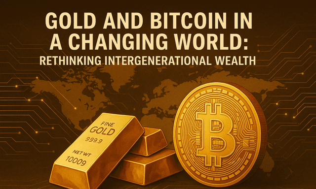 Gold and Bitcoin in a Changing World: Rethinking Intergenerational Wealth