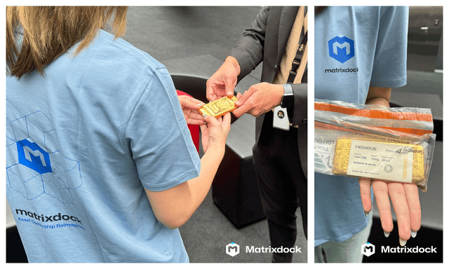 Matrixdock Completes First-Ever Physical Redemption of Tokenized Gold