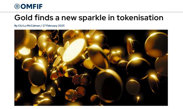 Gold finds a new sparkle in tokenisation