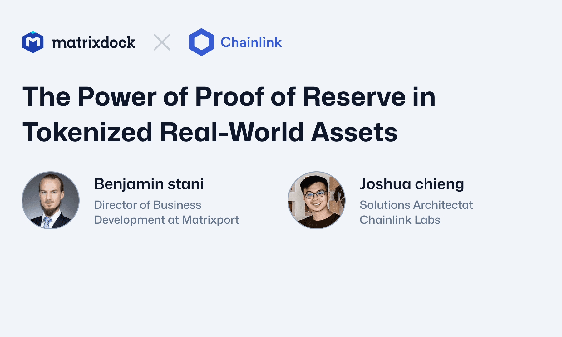 Webinar | The Power Of Proof Of Reserve In Tokenized Real-World Assets